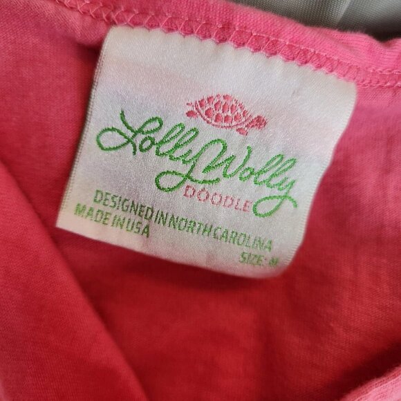 Lolly Wolly Doodle Colorful Patchwork Dress Pink‎ Tank Women Size M - Picture 3 of 9